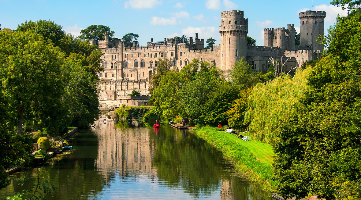 Visitez le château de Warwick, l’un des châteaux médiévaux les mieux conservés du Royaume-Uni